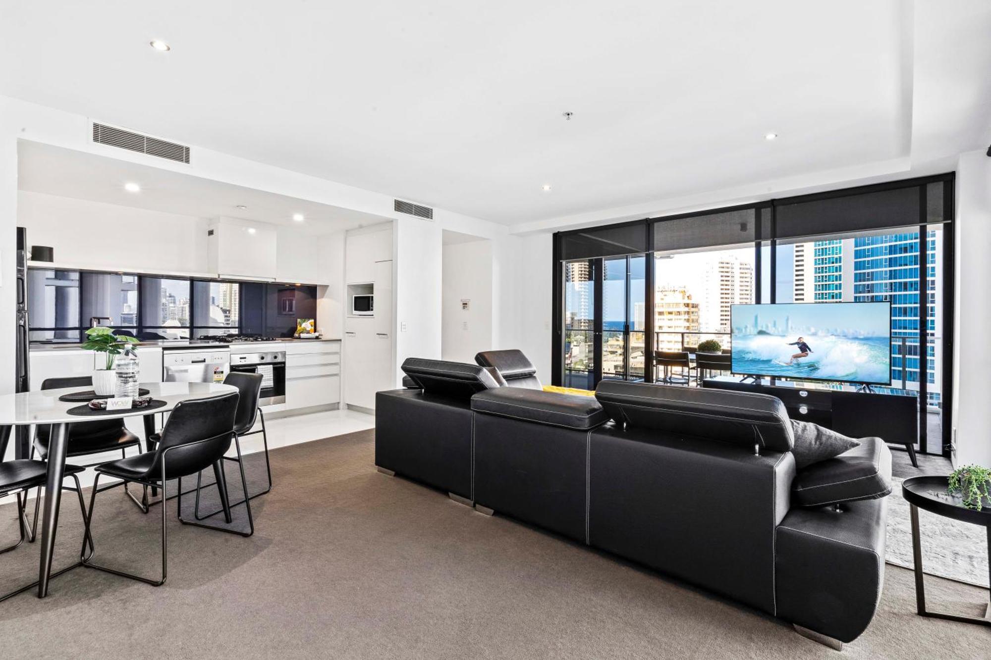Ocean View Apartments With Balcony - Circle On Cavill - Central Location! - Self Contained & Privately Managed Gold Coast Eksteriør billede