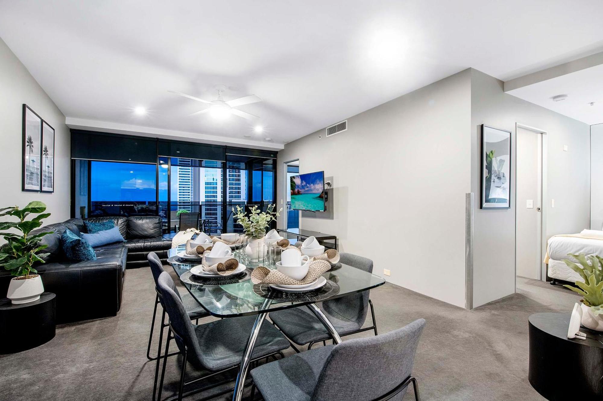 Ocean View Apartments With Balcony - Circle On Cavill - Central Location! - Self Contained & Privately Managed Gold Coast Eksteriør billede